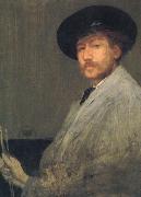 Arrangement in Grey:Portrait of the Painter James Abbott McNeil Whistler